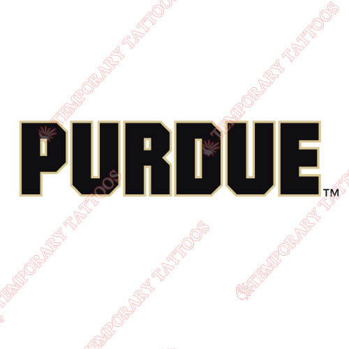 Purdue Boilermakers Customize Temporary Tattoos Stickers NO.5952